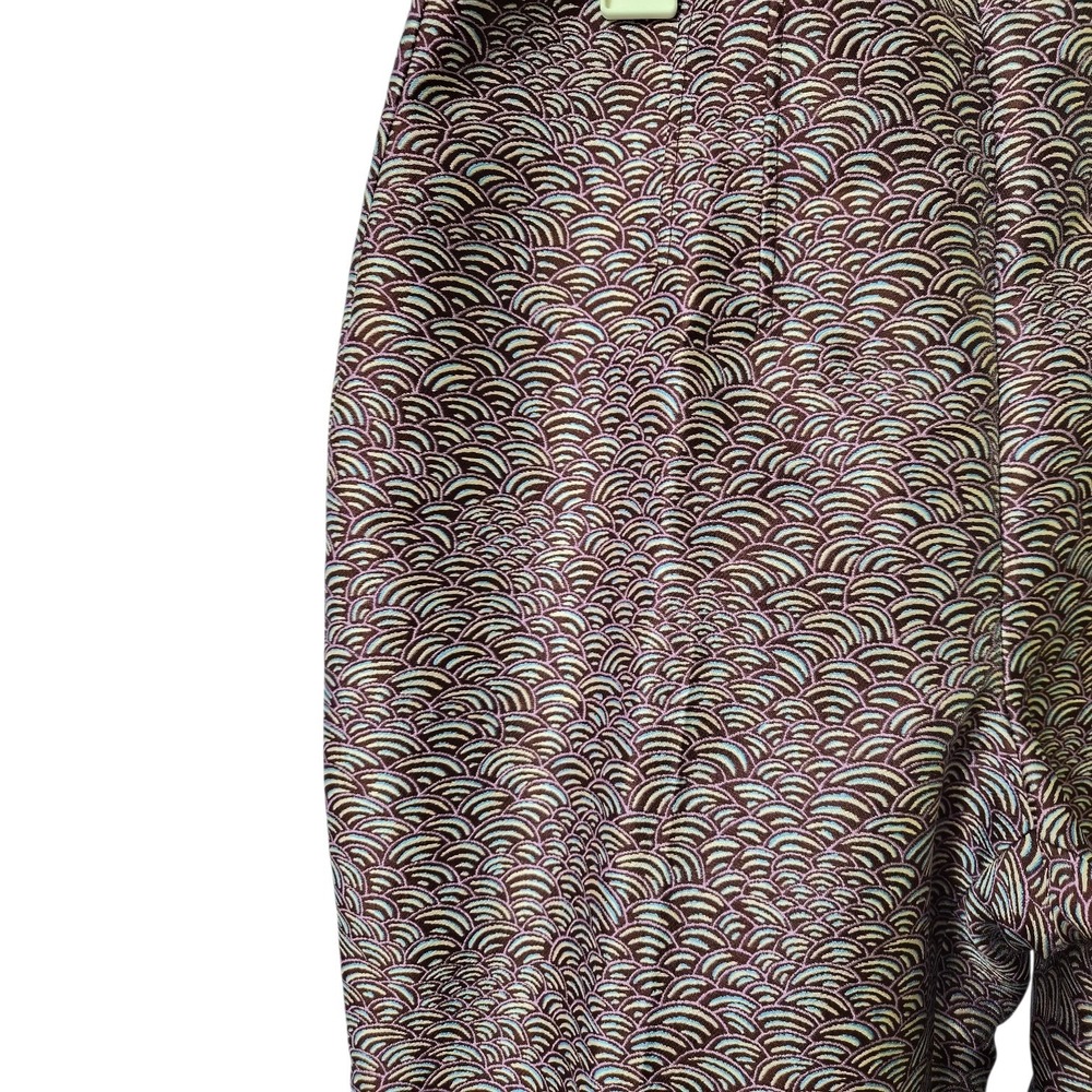 KATE SPADE New York Womens 10 Jacquard PANTS Cropped Party Bubbles Design‎ $398 - Picture 4 of 8